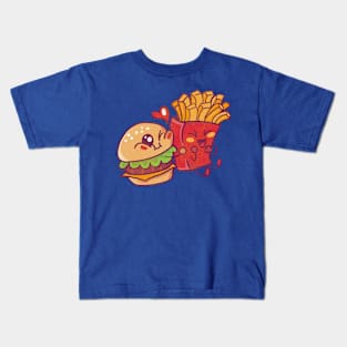 Burger and Fires Kids T-Shirt